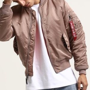 Alpha MA-1 slim fit bomber jacket